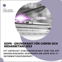 GDPR grundpaket för chefer och medarbetare 2023