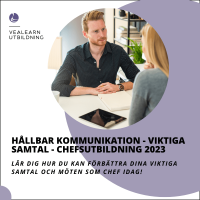 Hållbar kommunikation - viktiga samtal-chefsutbildning online 2023