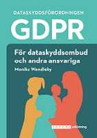 GDPR för dataskyddsombud och andra ansvariga, produktbild WEB