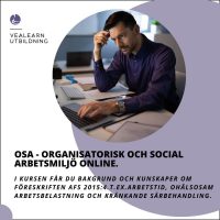 OSA - organisatorisk och social arbetsmiljö onlineutbildning