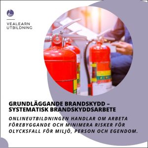 Bild på Grundläggande brandskydd – systematisk brandskyddsarbete onlinekurs (K)