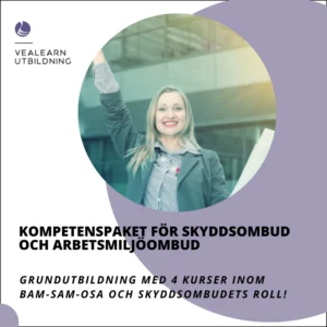Kompetenspaket online för skyddsombud eller arbetsmiljöombud