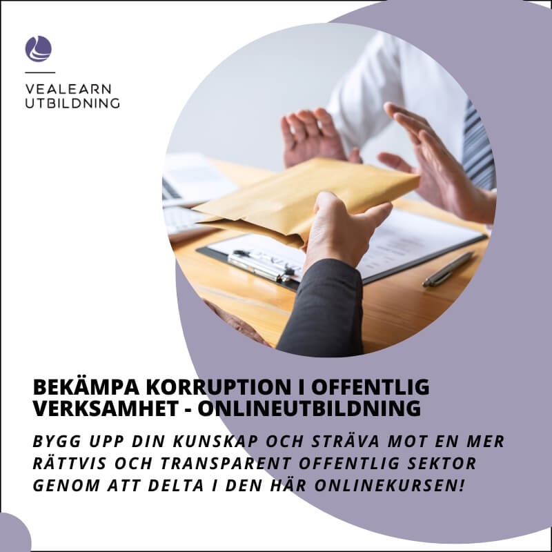 Bekämpa korruption i offentlig verksamhet - onlineutbildning (K)