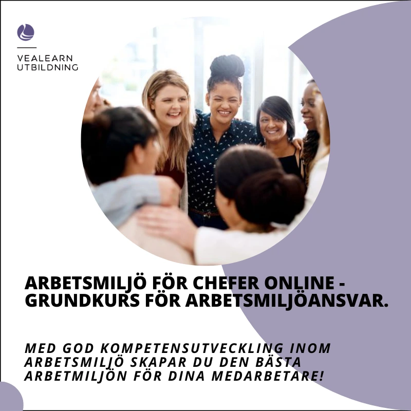 Arbetsmiljö för chefer online – grundkurs i arbetsmiljöansvar