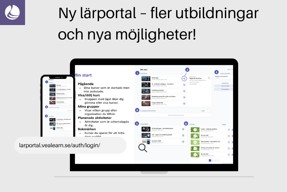 Ny lärportal – fler utbildningar och nya möjligheter