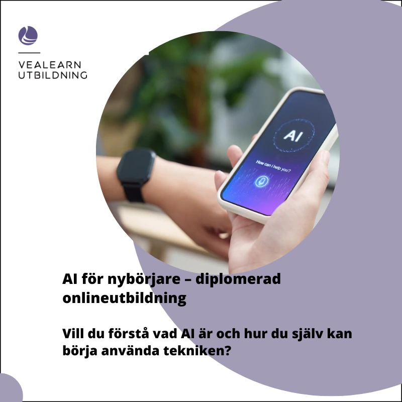 AI för nybörjare – diplomerad onlineutbildning